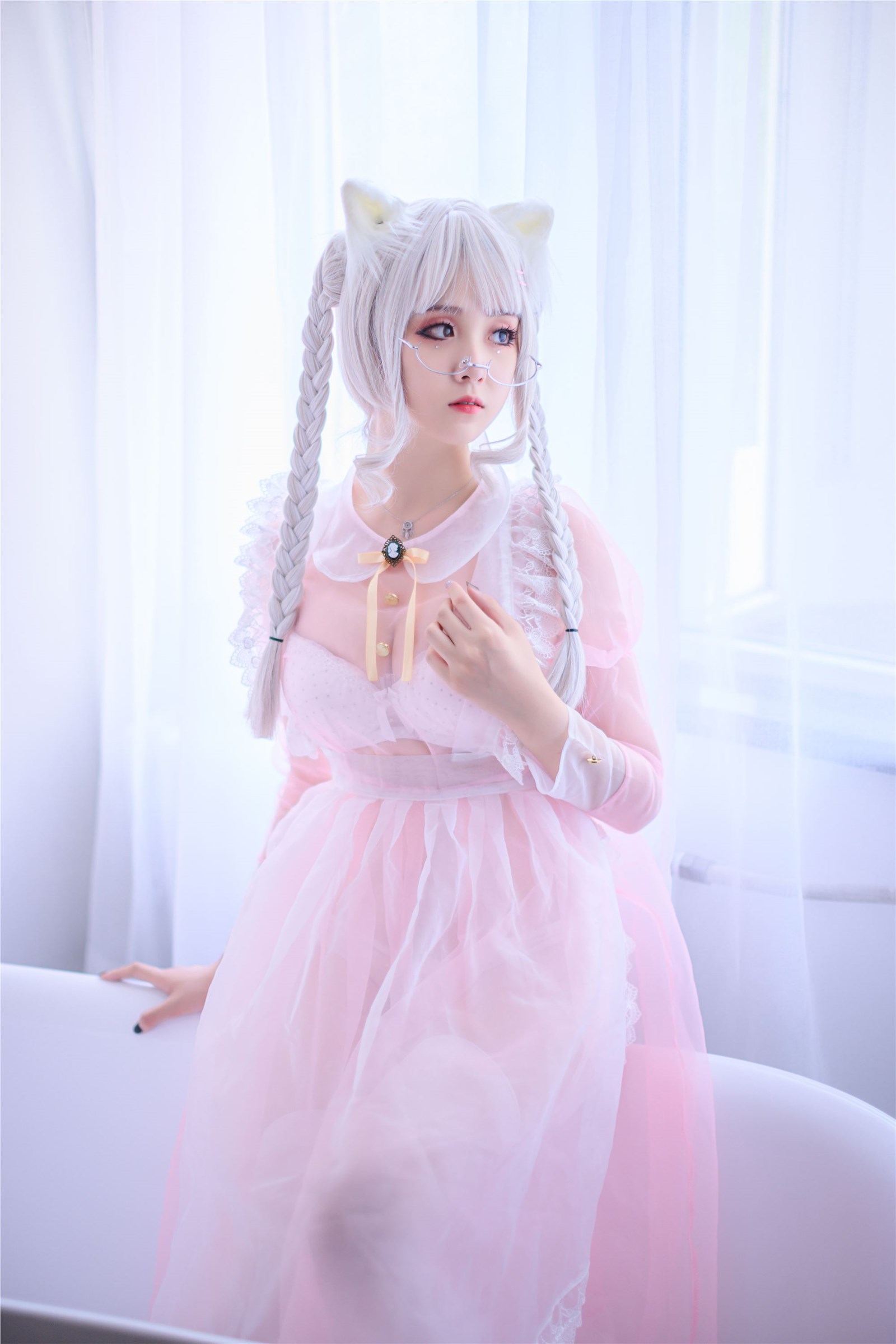 Chu Chu - Pink transparent maid(20)